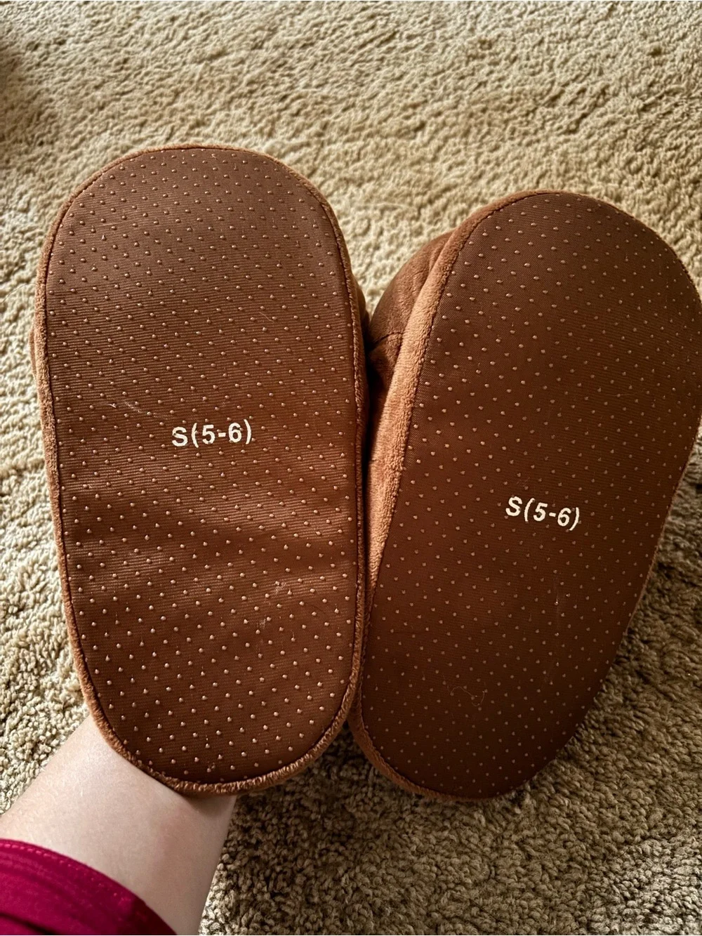 Poop emoji slippers